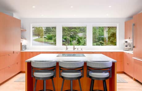 Bellingham Kitchen Remodel head on view | True Bearing Built