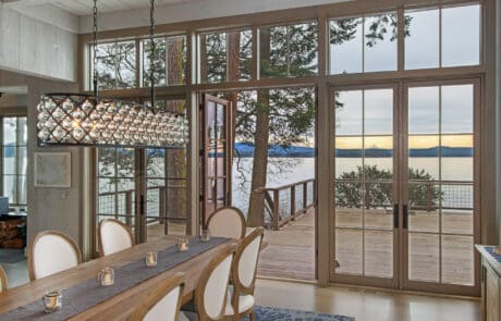 Dining room remodel in Friday Harbor | True Bearing Built