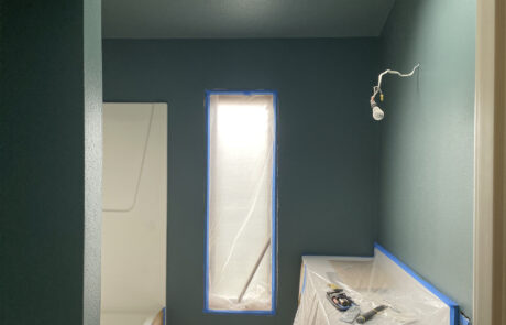 20250729_Benson_process_18 In-progress photo of a bathroom renovation in Whatcom County.