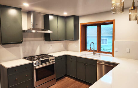 Kitchen-after Kitchen remodel in Whatcom County.